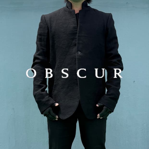 11 AW Obscur Leather Glove Jacket 