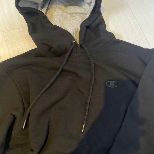 챔피온 블랙 후드티