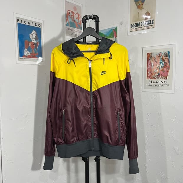 나이키 배색 바람막이 