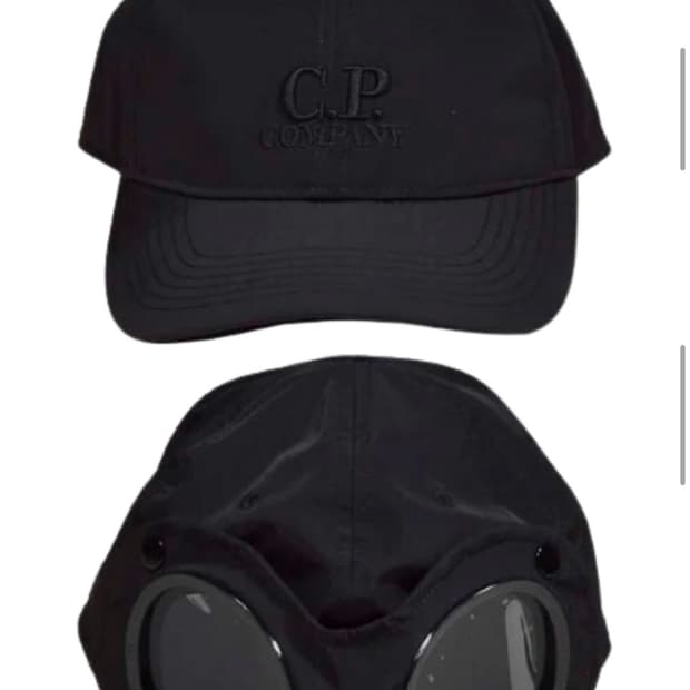 Cp컴퍼니 크롬R 고글 캡 24FW