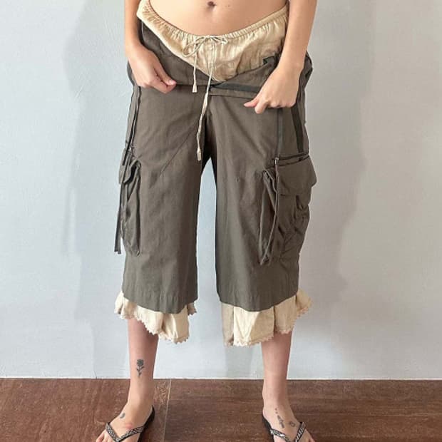 SCULPTOR 스컬프터 유틸리티 버뮤다 팬츠 모카