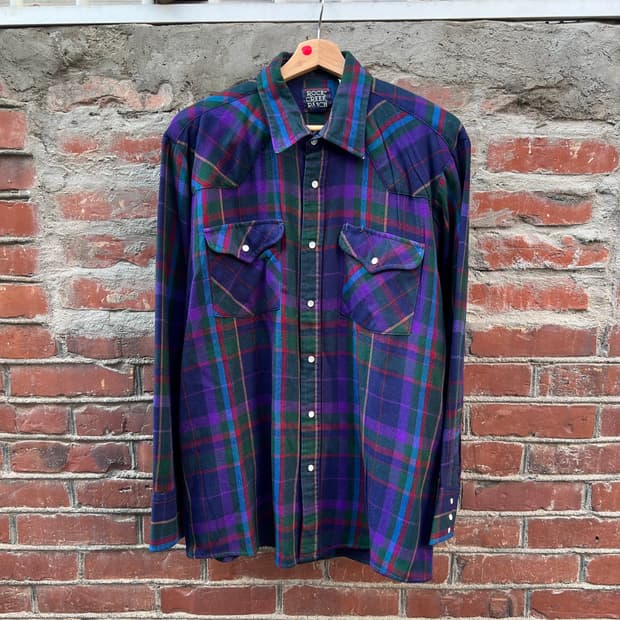 90‘s Rock Creek Ranch 웨스턴 셔츠