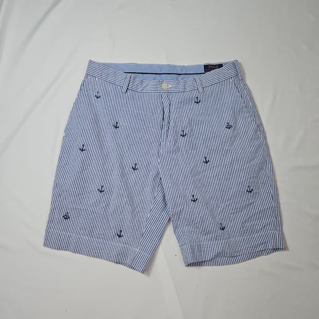 폴로 랄프로렌 신형 시어서커 숏팬츠 반바지 하프팬츠 33