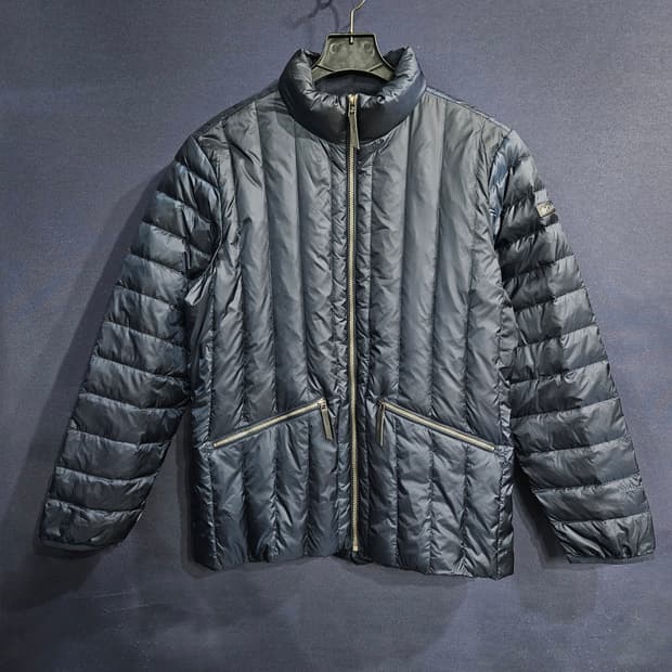 콜롬비아 옴니히트 네이비 남성 105 구스다운 경량패딩 