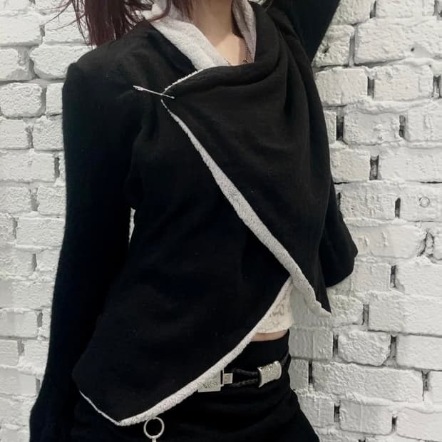 Asymmetrical Fleece Lined Jacket