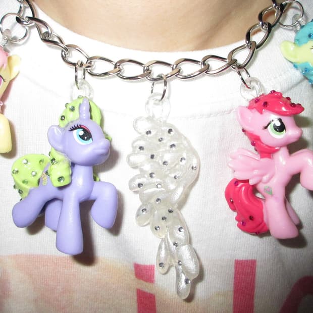 My little pony custom necklaces 🦄🪽