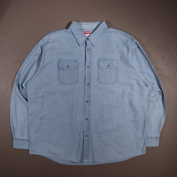  랭글러 연청 코튼셔츠