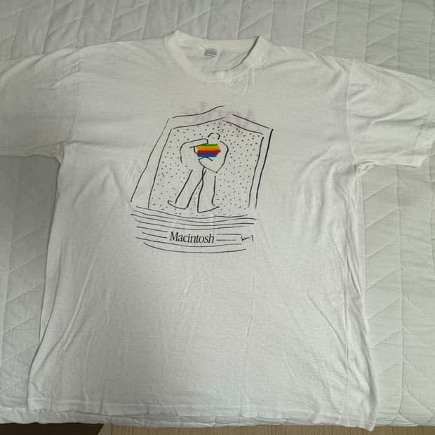 90s apple 애플 빈티지 티셔츠 판매합니다