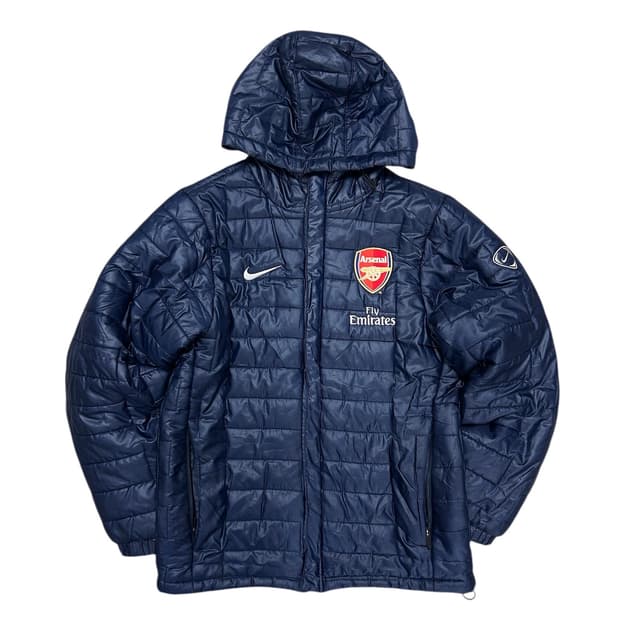 나이키 아스날 후드 경량패딩(S)