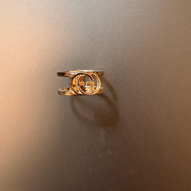 구찌 인터로킹 반지 11호