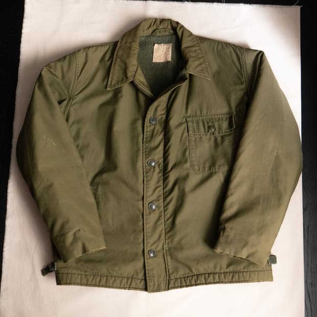 70s Us Navy 2st Pattern a-2 Deck jacket
