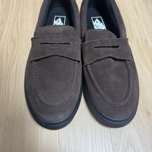 반스 스케이트 로퍼 스웨이드 브라운 블랙