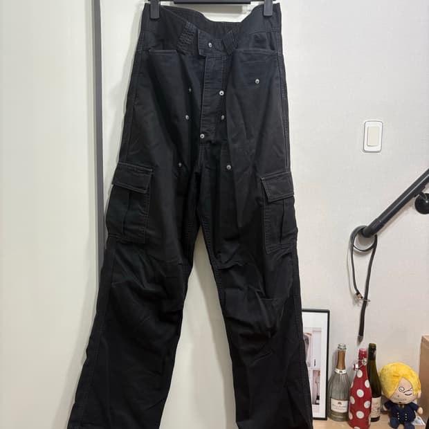 컴퓨터포맷 카고 팬츠 블랙 M사이즈