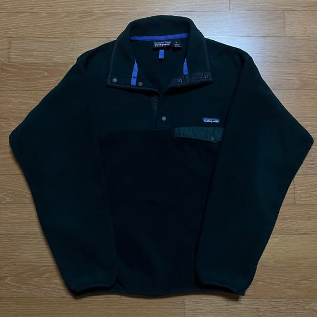 90s 파타고니아 신칠라 스냅T - 다크그린/퍼플멕시코