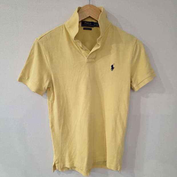 폴로 랄프로렌 커스텀 슬림핏 옐로우 XS