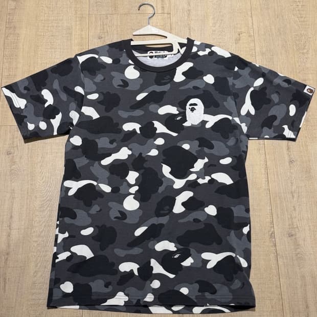 베이프 카모 에이프 헤드 반팔티