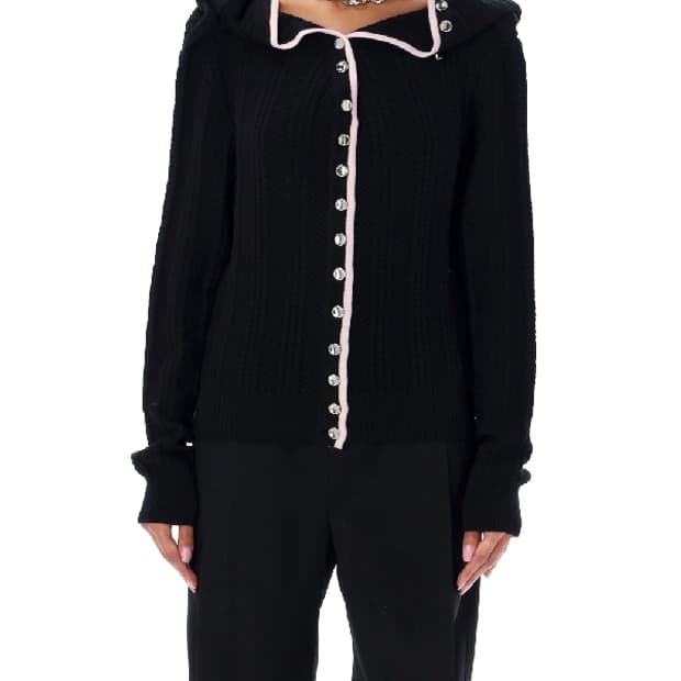 와이프로젝트 러플 가디건