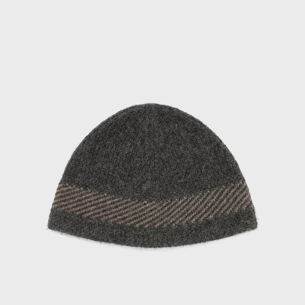 카키스 mod knit 차콜 비니