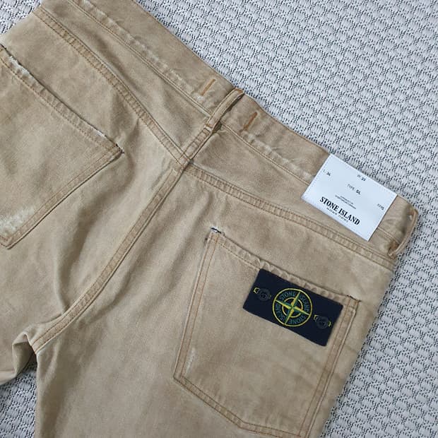 2012 스톤 아일랜드 디스트레스드 더스트 진