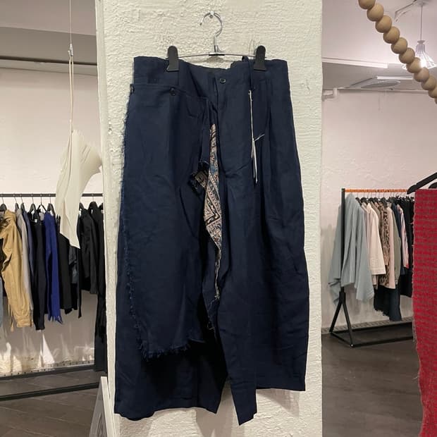 요지야마모토 레이어드 하카마 팬츠