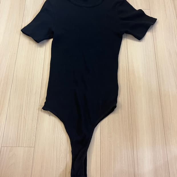 리던 바디수트 redone black bodysuit