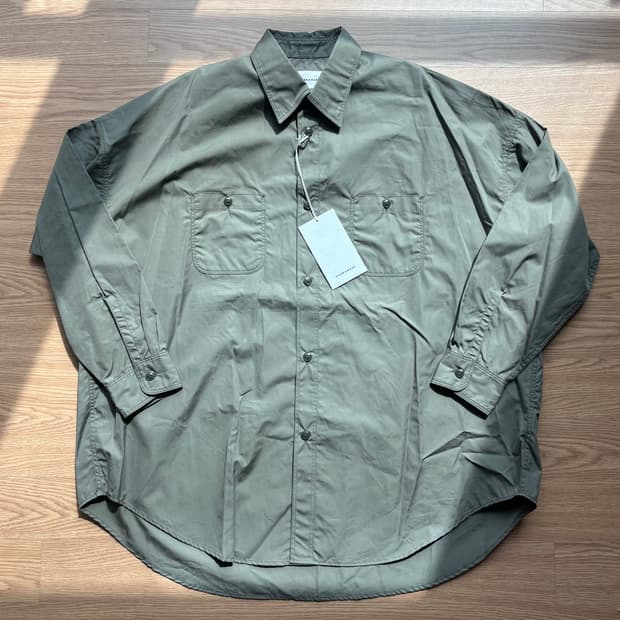 [새상품] 마카웨어 markaware 롱 텐트 셔츠