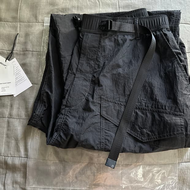 모이프 moif Wide Flight Pants - Black 2사이즈