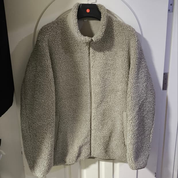 3XL 유니클로 뽀글이 부클 플리스 집업 빅사이즈