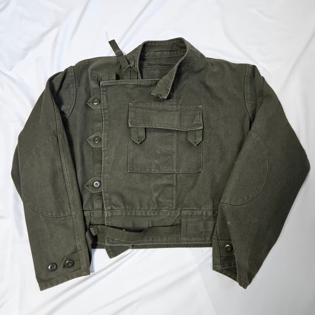 스웨덴군 90s 밀리터리 모터사이클 빈티지 복각 자켓