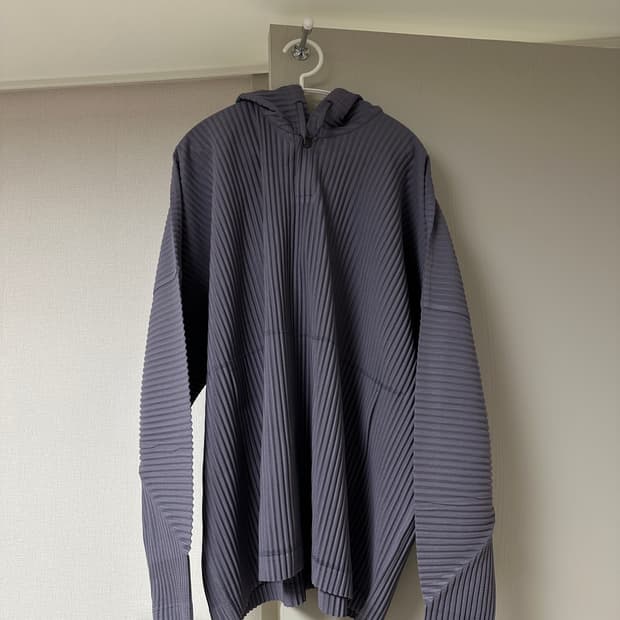 [4]옴므플리세 후드 아노락 먼슬리 퍼플 그레이