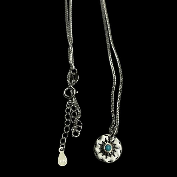 빈티지 터키석 체인목걸이