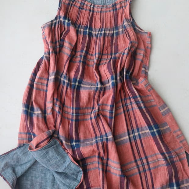 [Kapital] Check Tunic Dress