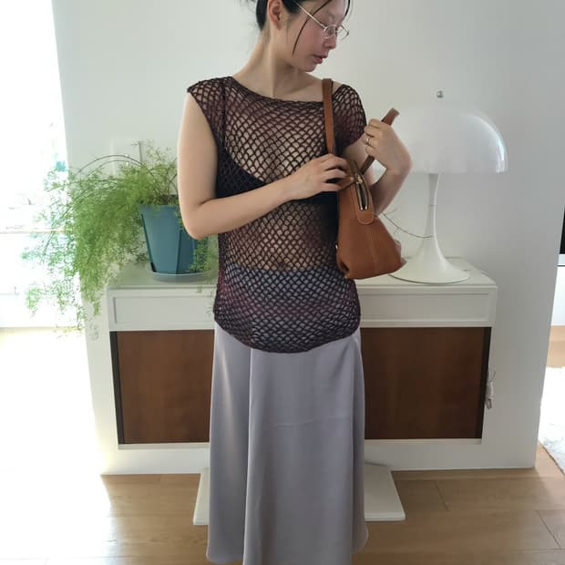 vintage wine net top