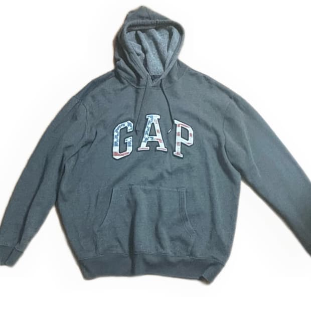 갭 gap 성조기 후드티 올드스쿨