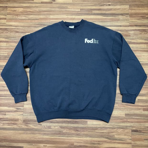 90s 빈티지 FedEx 페덱스 네이비 리 lee 스웻셔츠 맨투맨 xl