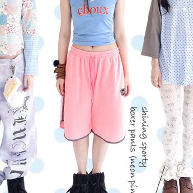 샵페어리 shining sporty boxer pants 복서팬츠