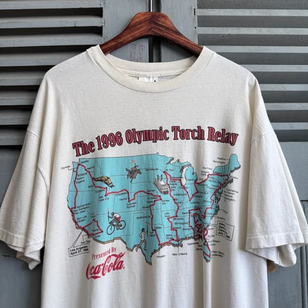 [XL]1996 애틀랜타 올림픽 코카콜라 릴레이 티셔츠