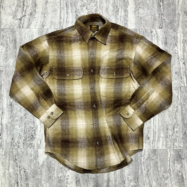 일본빈티지 Boonpal 올드스쿨아메카지 혁오풍 혼방울셔츠