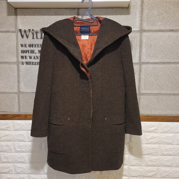 베르사체 진스 꾸뛰르 울 코트 M