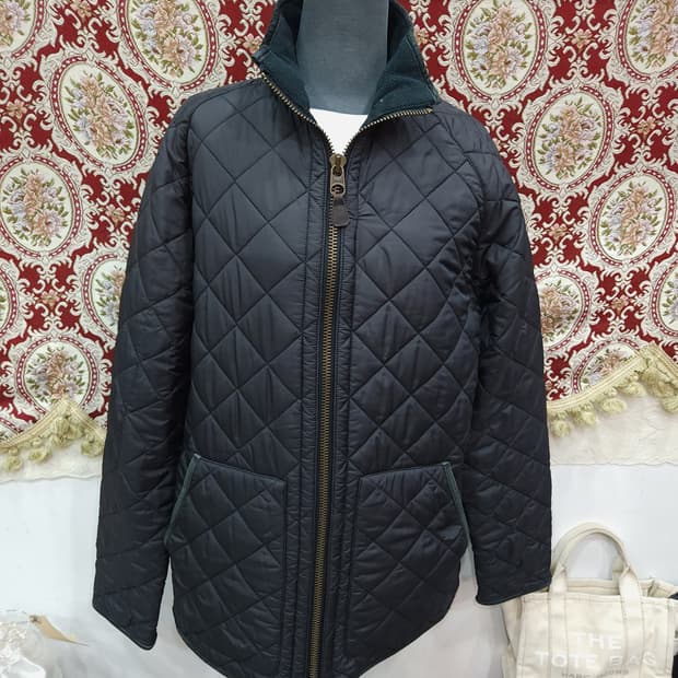 폴로 랄프로렌 블랙 다이아몬드 퀼팅 자켓

