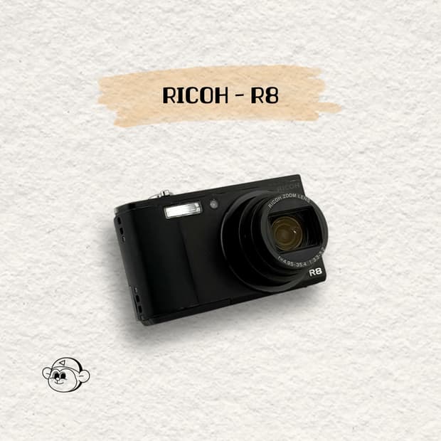 [🎀장원영 Pick] RICOH 리코 R8 레트로 디지털 카메라