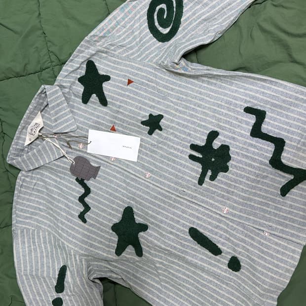 Brain Dead 브레인데드 Striped Shirt