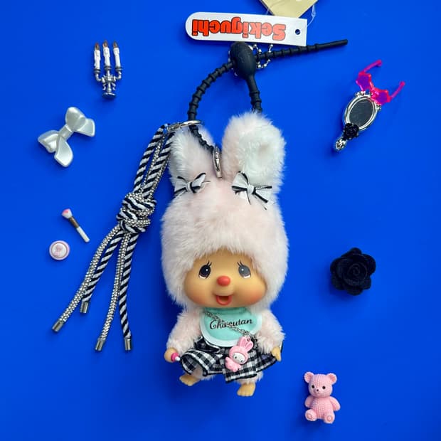 (51)몬치치🙊🐰정품 대두 치무탄 ✨💖체크스커트