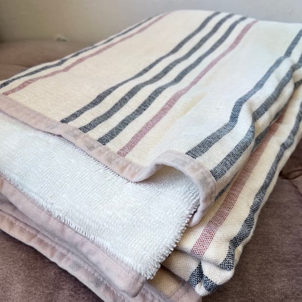 일본수입 닥스 스트라이프 면스프레드