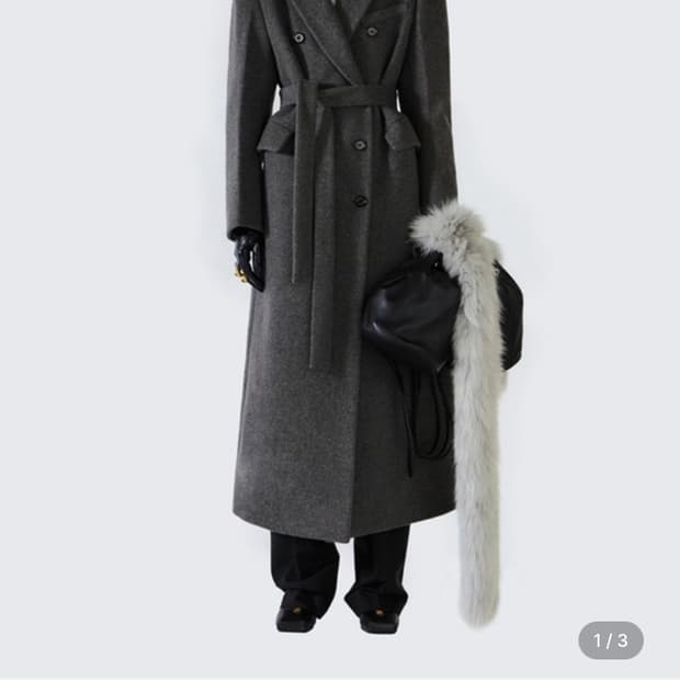 oversized maxi coat (m)