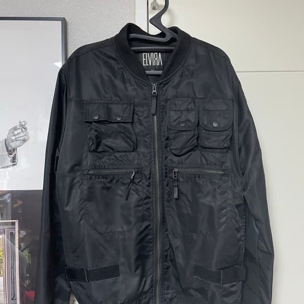 ELVIRA K-FATIGUE JACKET 블랙