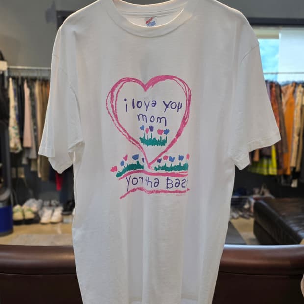 90s USA Jerzees 빈티지 티셔츠  I Love You Mom