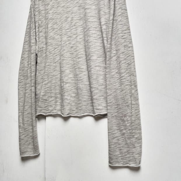 모노 프리베 텍스쳐드 롱슬리브 2 그레이