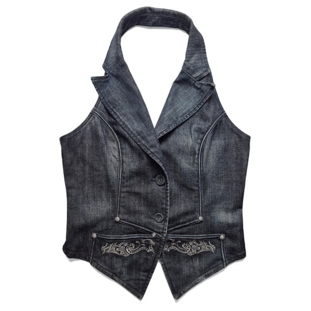 [M] 리바이스 홀터넥 데님베스트