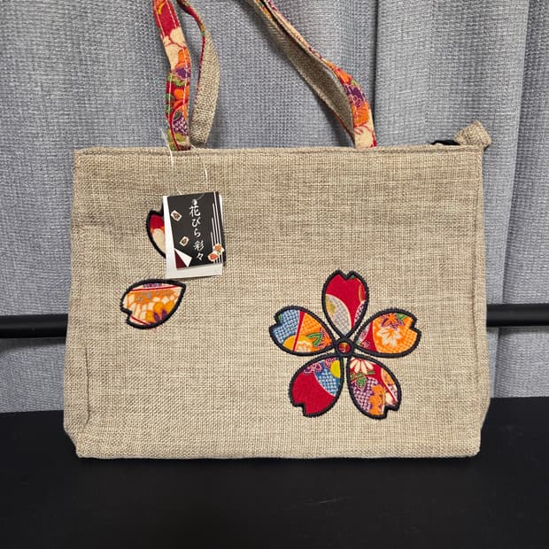 일본 빈티지 자수 핸드백 토트백(새상품)
